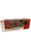 Rastar R/C Uzaktan Kumandalı Mercedes Actros Tır + AMG GT Araba - Kırmızı