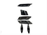 W177  A SERİSİ 2019+ IÇIN UYUMLU A45 SPOILER PIANO BLACK