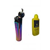 İsme Özel CLIPPER TAM METAL BENZİNLİ ÇAKMAK ICY CLIPPER 80ML BENZİN
