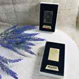 İsme Özel ŞARJLI ÇAKMAK GOLD KAPLAN DESENLİ