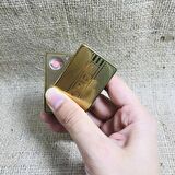 İsme Özel ŞARJLI ÇAKMAK GOLD KAPLAN DESENLİ