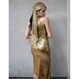 Taşlı Kafa Aksesuarı Kristal Bandana