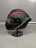 WOSEN Ws-202 Güneş Vizörlü Çene Açılır Kask A6 (Şeffaf Vizörlü)
