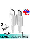 Samsung Galaxy A73 5G Şarj Kablosu Type C Hızlı Şarj Kablosu 25W