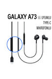 Samsung A73 Uyumlu Type-C Kulaklık Samsung Galaxy A73 5G Kulaklık Type C Mikrofonlu