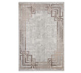 Saçaklı Kahverengi Bej Oturma Odası Halısı Ve Salon Halı