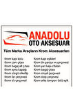 Qashqai Krom Sis Farı Çerçevesi 2 Parça 2010-2014