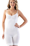 2011 Dikişsiz Body Boxer Korse Beyaz