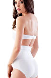 2057 Masaj Özellikli Iz Yapmaz Slip Korse Beyaz