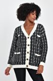 ALEXANDERGARDI DESENLİ CEPLİ TRİKO HIRKA (A91022-S)