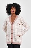 ALEXANDERGARDI DESENLİ CEPLİ TRİKO HIRKA (A91022-S)