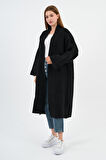 Kadın Oversize Uzun Triko Hırka (A91828-S)