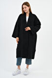 Kadın Oversize Uzun Triko Hırka (A91828-S)