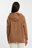ALEXANDERGARDI KAPÜŞONLU FERMUARLI TRİKO HIRKA(A92409-S)