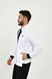 Joma Full Zip Poly.hawk M Beyaz Erkek Sweatshirt  4231300