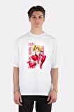 Unisex Beyaz Oversize T-shirt Ravel Phenex High School Dxd, Phoenix, Sexy Anime Girl