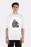 Unisex Beyaz Oversize T-shirt This Is The Way