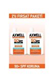 Spf 50 2li Fırsat Seti Leke Karşıtı Nemlendirici Yüksek Koruma Güneş Kremi 100ml