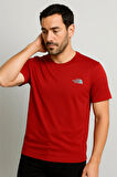 BİSİKLET YAKA ERKEK T-SHİRT KIRMIZI