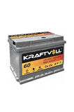 Kraftvoll 12 V 60 Ah. Standart L2 Kutu Akü 2024 ÜRETİM