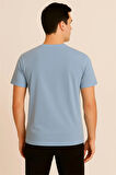BEBE MAVİSİ BİSİKLET YAKA T-SHIRT – SÜPREME THENORTHFACE