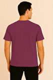 BORDO BİSİKLET YAKA T-SHIRT – SÜPREME THENORTHFACE