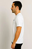 BİSİKLET YAKA ERKEK T-SHİRT BEYAZ THENORTHFACE
