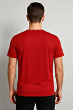 BİSİKLET YAKA ERKEK T-SHİRT KIRMIZI THENORTHFACE