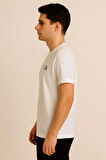 BEYAZ BİSİKLET YAKA T-SHIRT – SÜPREME THENORTHFACE