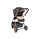 4 Baby Comfort Gold Travel Sistem Bebek Arabası Pusetli Antrasit