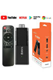 Tv Stick Ultra Hd Android Tv Box 4k Medya Oynatıcı Smart Tv Wifi Kolay Kurulum Yeni Sürüm