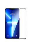İPHONE 14 PLUS KIRILMAZ CAM ANTİ STATİC FOUR STRONG FULL SCREEN 9D YÜKSEK KALİTE