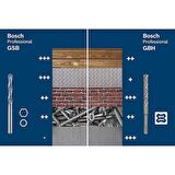 Bosch GSB 16 RE 750 Watt Profesyonel Darbeli Matkap
