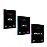Marka Yayınları TYT Fizik Kimya ve Biyoloji Soru Bankası Seti 3 Kitap