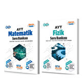 Çap Yayınları AYT Matematik ve Fizik Soru Bankası Seti 2 Kitap