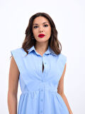 JANES 6338 ELBİSE-MAVİ