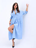 JANES 5865 ELBİSE-MAVİ