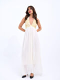 JANES 6856 ELBİSE-EKRU