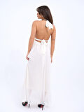JANES 6856 ELBİSE-EKRU