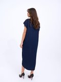 JANES 7348 KOT ELBİSE-MAVİ