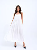 JANES 6806 ELBİSE-EKRU