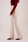 JANES Cırt Kapama Detaylı Krem Pantolon