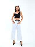 JANES 7397 PANTOLON-BEYAZ