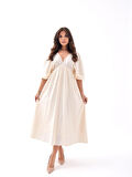 JANES 6276 ELBİSE-BEJ