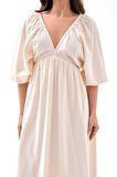 JANES 6276 ELBİSE-BEJ