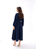 JANES 6707 KOT ELBİSE-MAVİ