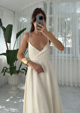 JANES 7073 ELBİSE-BEJ