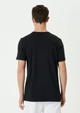 JANES Unisex Basic Bisiklet Yaka Regular T-Shirt - Siyah