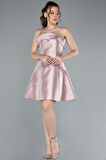 Askılı Mini Gece Elbisesi ABK2276