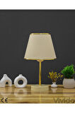 Krem Gold Safir Modern Abajur